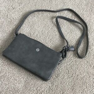 Gray Crossbody Bag